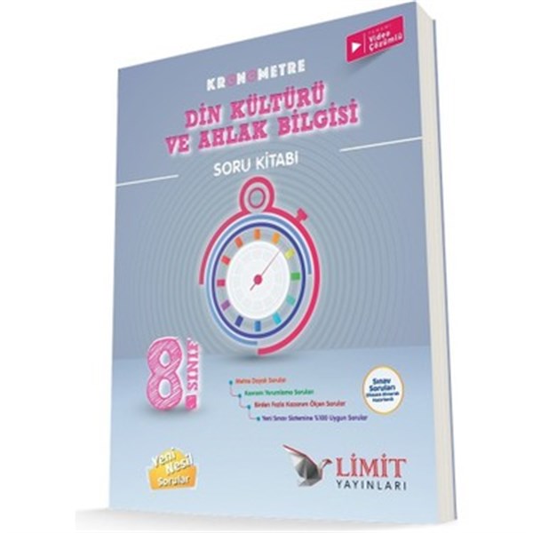 2022-Limit Kronometre 8. Sınıf Din Kültürü ve Ahlak Bilgisi Soru Bankası