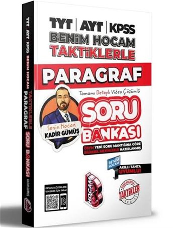 Benim Hocam Yayınları TYT-AYT KPSS Taktiklerle Paragraf Soru Bankası