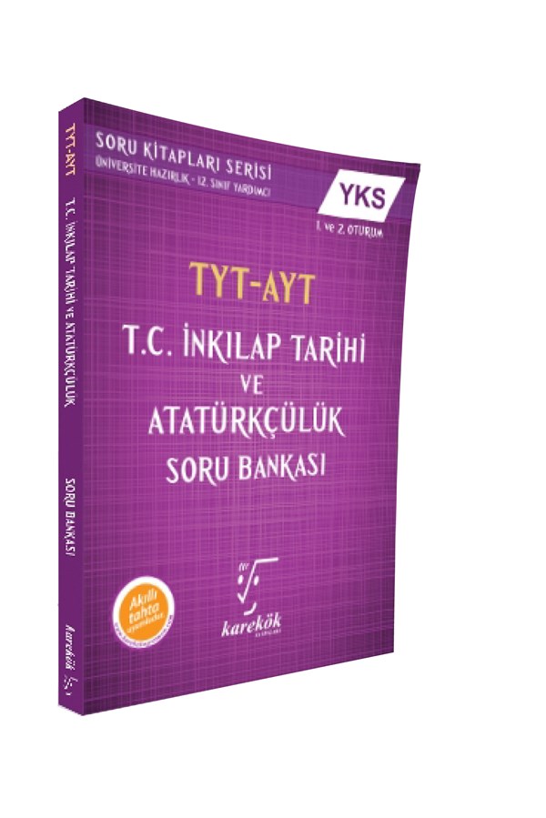 Karekök Yayınları TYT-AYT T.C.İnkılap Tarihi ve Atatürkçülük Soru Bankası