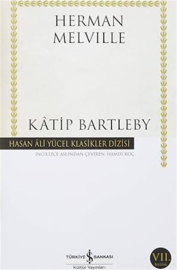Katip Bartleby İş Bankası Kültür Yayınları