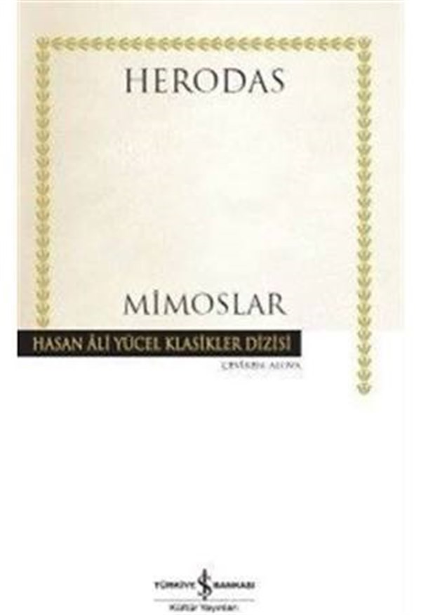 Mimoslar İş Bankası Kültür Yayınları