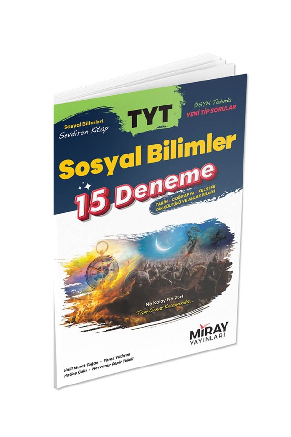 Miray Yayınları TYT Sosyal Bilimler 15 Deneme