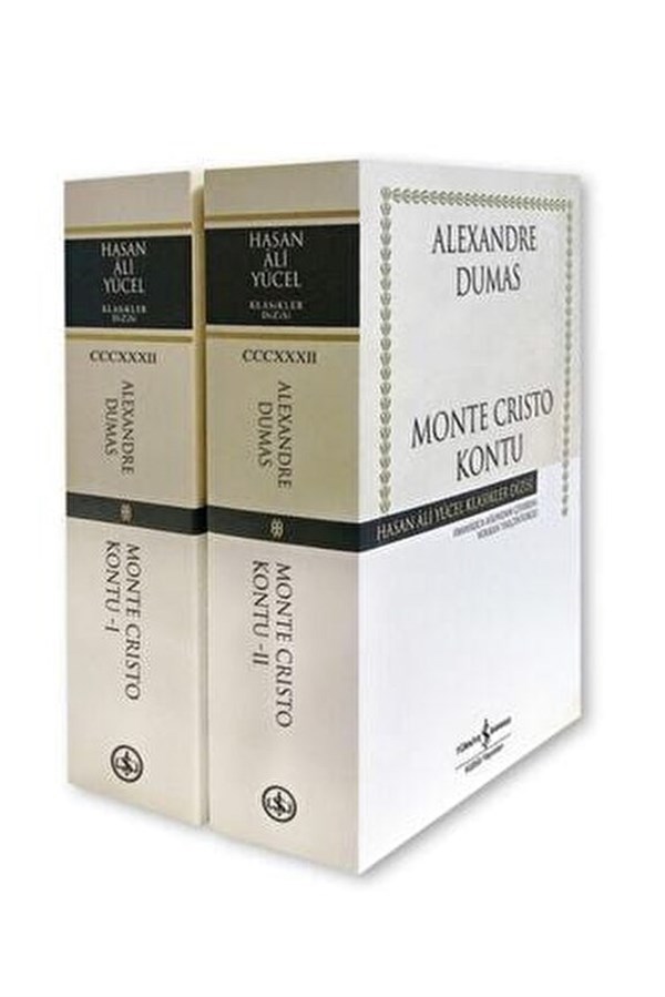 Monte Cristo Kontu 2 Kitap Takım İş Bankası Kültür Yayınları