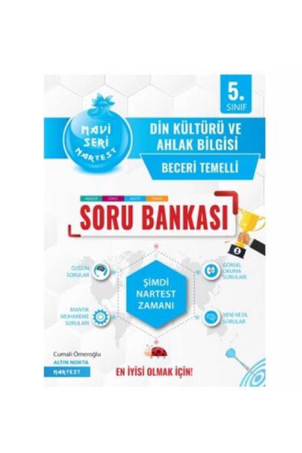 Nartest Yayınları 5.Sınıf Mavi Din Kültürü Soru Bankası