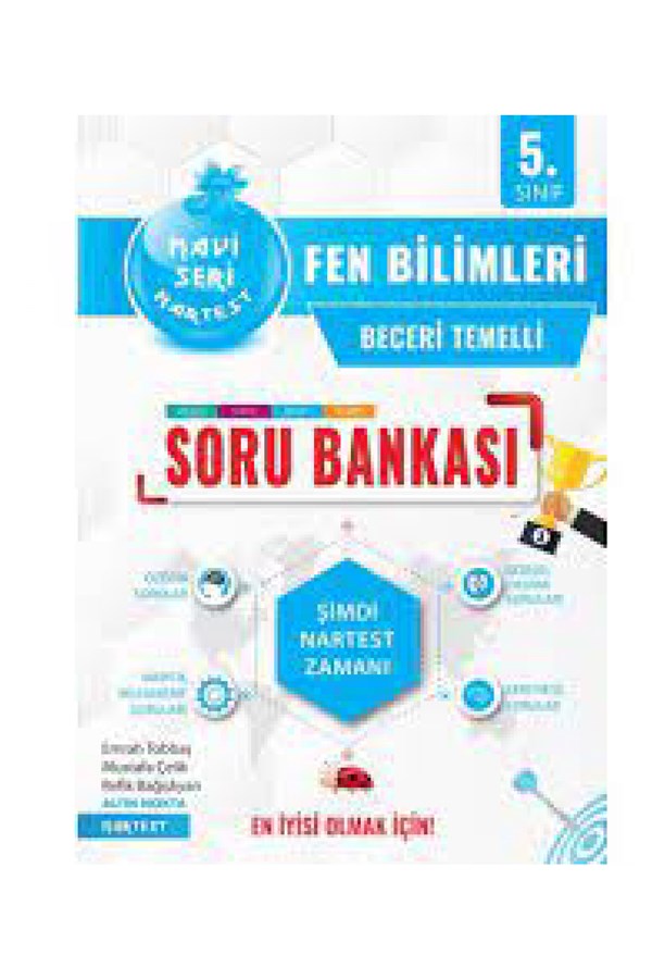 Nartest Yayınları 5.Sınıf Mavi Fen Bilimleri Soru Bankası