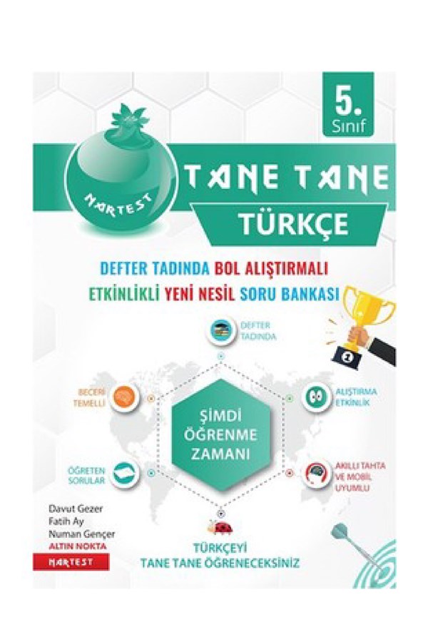Nartest Yayınları 5.Sınıf Yeşil Defter Tadında Tane Tane Türkçe
