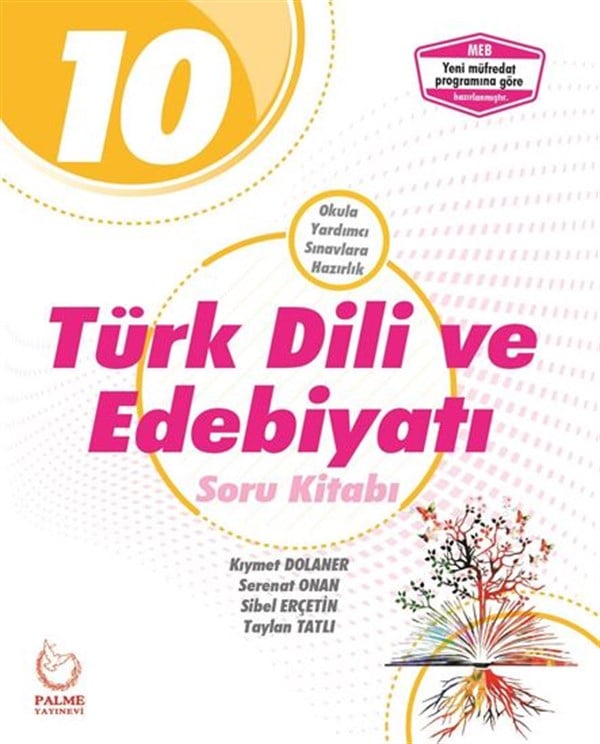 Palme Yayınevi 10.Sınıf Türk Dili ve Edebiyatı Soru Kitabı
