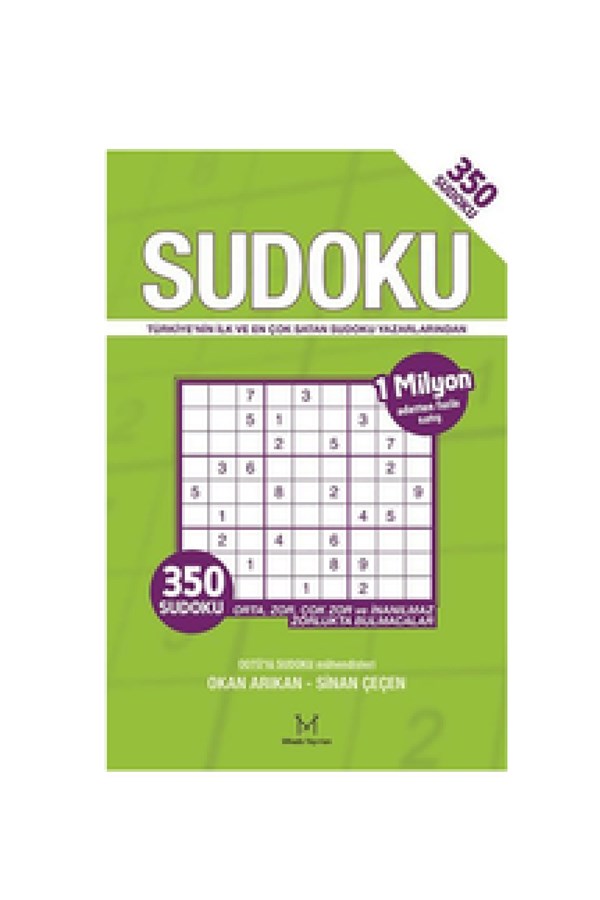 Sudoku Yeşil Kapak Mikado Yayınları