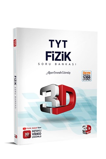 3D Yayınları TYT Fizik Soru Bankası Tamamı Video Çözümlü