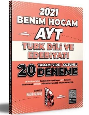 Benim Hocam Yayınları AYT Türk Dili ve Edebiyatı 20 Deneme