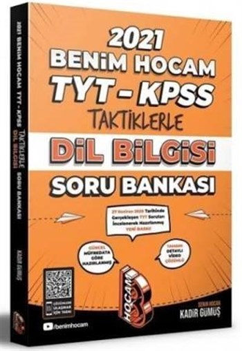 Benim Hocam Yayınları TYT KPSS Taktiklerle Dil Bilgisi Soru Bankası