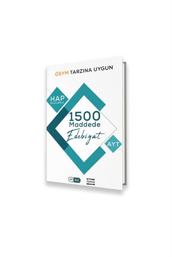 Hap Bilgi Yayınları 2020 Ayt 1500 Maddede Ayt Edebiyat