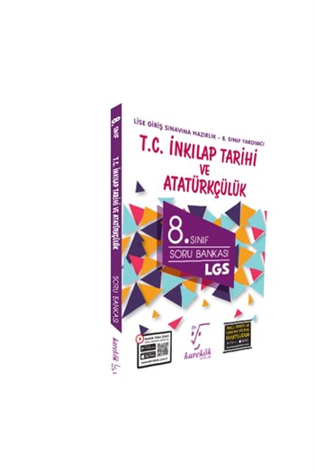 Karekök Yayınları 8.Sınıf LGS T.C. İnkılap Tarihi ve Atatürkçülük Soru Bankası