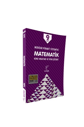 Karekök Yayınları 9.Sınıf Matematik Modüler Piramit Sistemiyle Konu Anlatımı ve Soru Çözümü