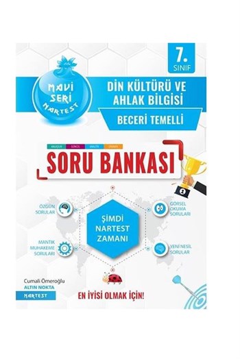 Nartest Yayınları 7.Sınıf Mavi Din Kültürü Soru Bankası