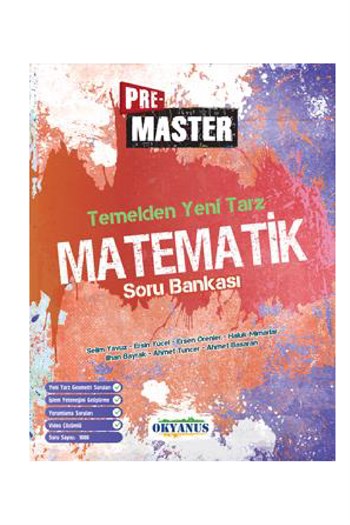 Okyanus Yayınları Pre Master Temelden Yeni Tarz Matematik Soru Bankası